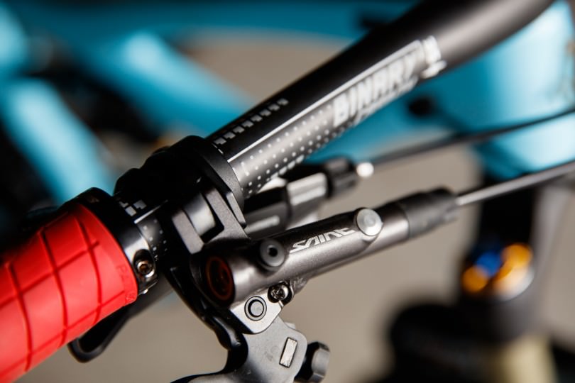 Buckets full of stopping power will come from Shimano's awesome Saint brakes.
