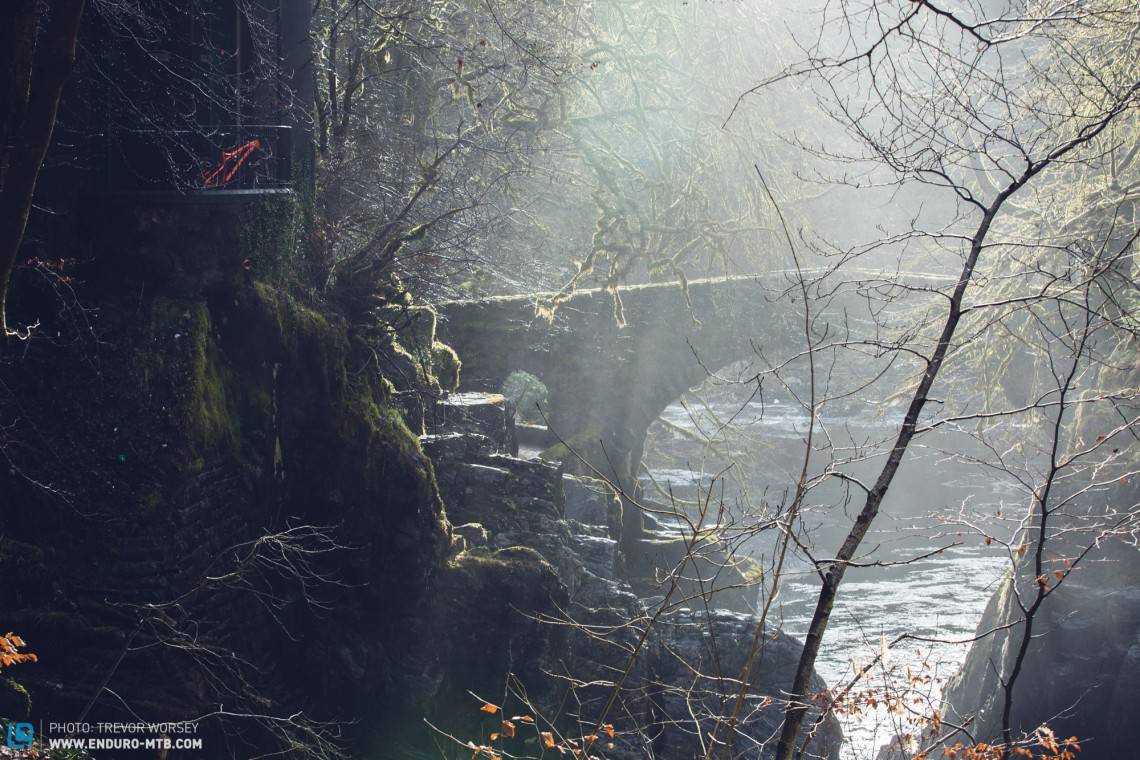 Dunkeld is one of the most magical locations in Scotland, early morning at the Hermitage.