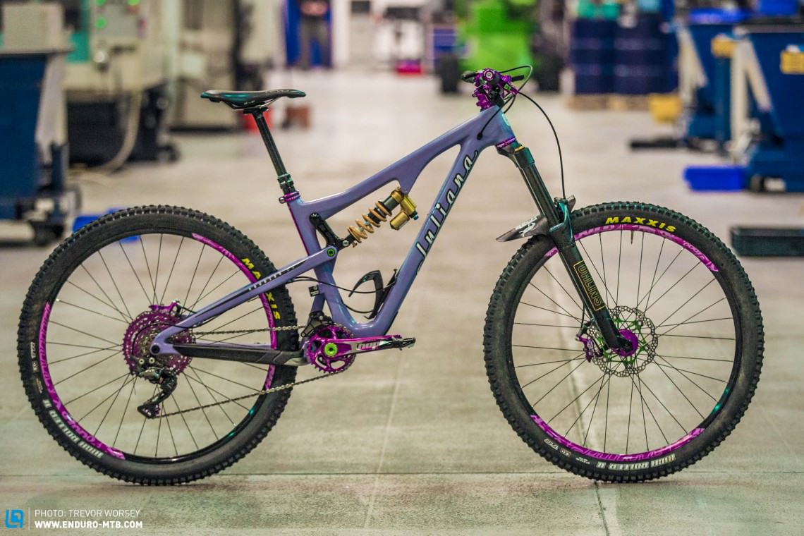 The 150 mm Roubion is the Juliana-SRAM teams bike of choice for their Enduro World Series campaign