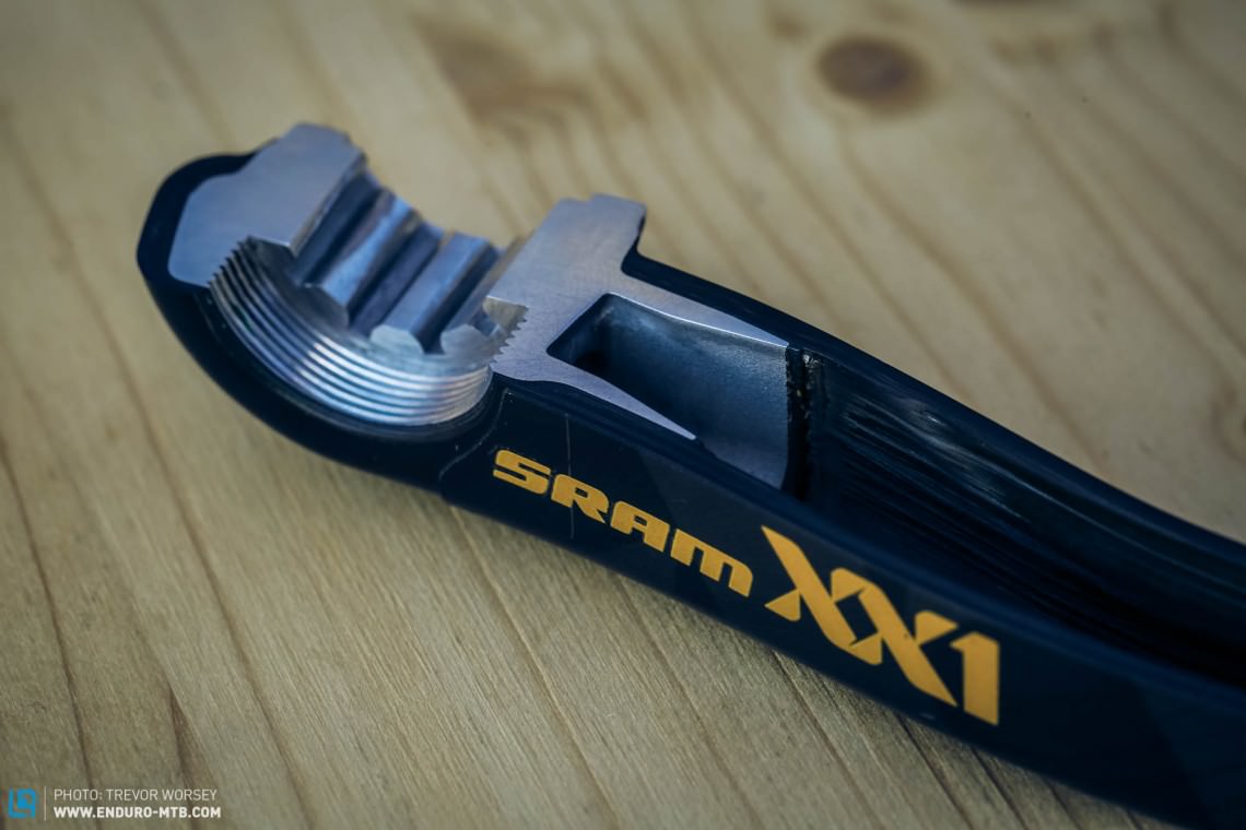 Through careful weight saving, SRAM has kept the overall weight right down.