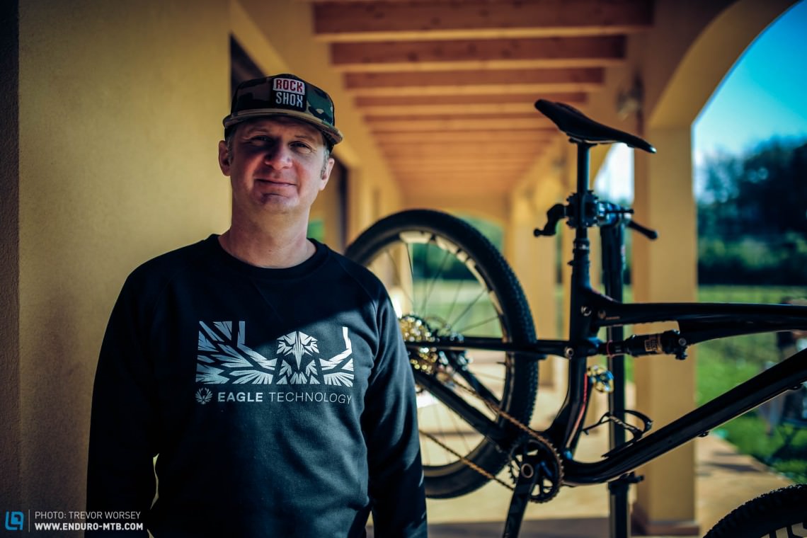 Chris Hilton, SRAM's Drivetrain Product Manager and the man behind the name.