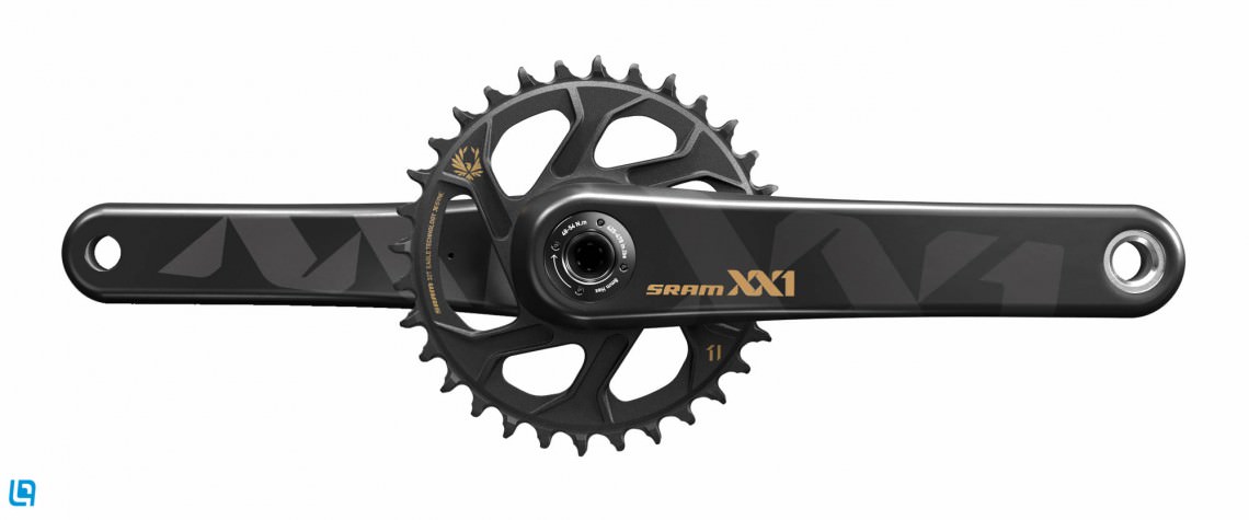The new SRAM XX1 Eagle Crankset shaves weight and boosts strength.