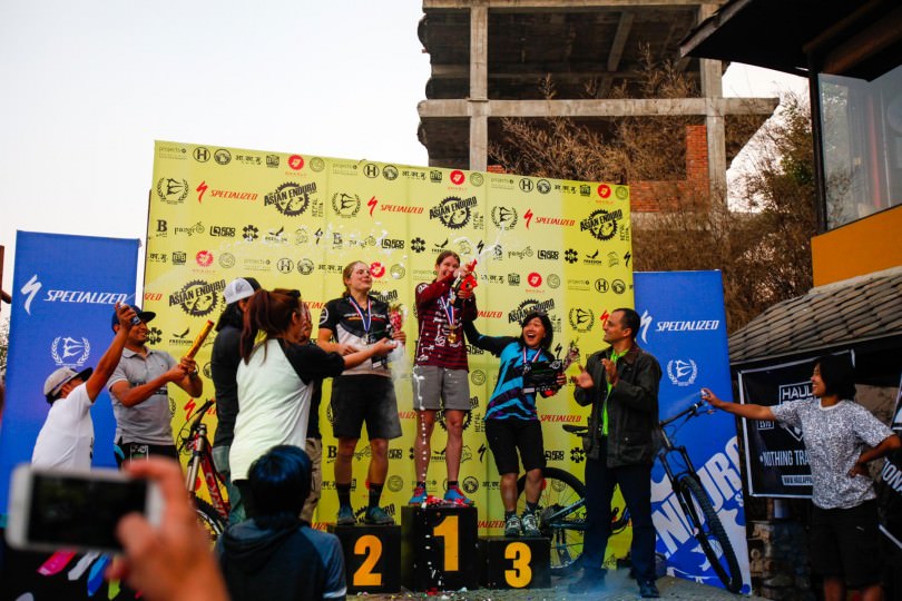 ... while in the ladies category the prizes were USD 300, USD 150 and USD 100. All winners received a finisher’s medal.