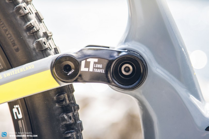 The 29er sports a new linkage to give away 154 mm of rear travel.