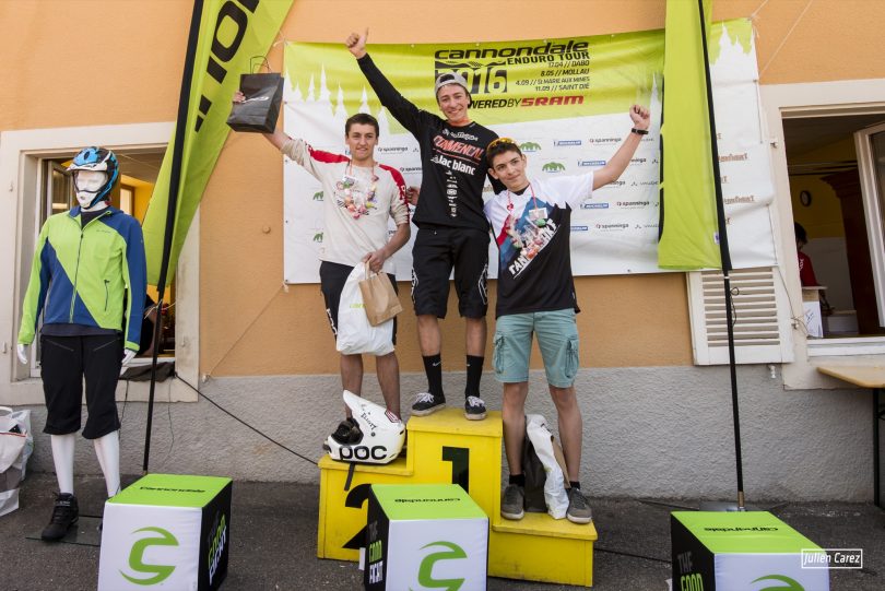 On the junior category, Theotim Trabac won his first race in his category in front of Eliott Baud and Charles Christophe. 