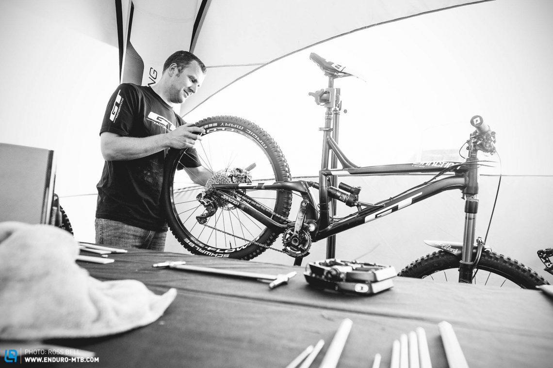 Most teams arrived early on in the week, allowing for much needed bike prep.