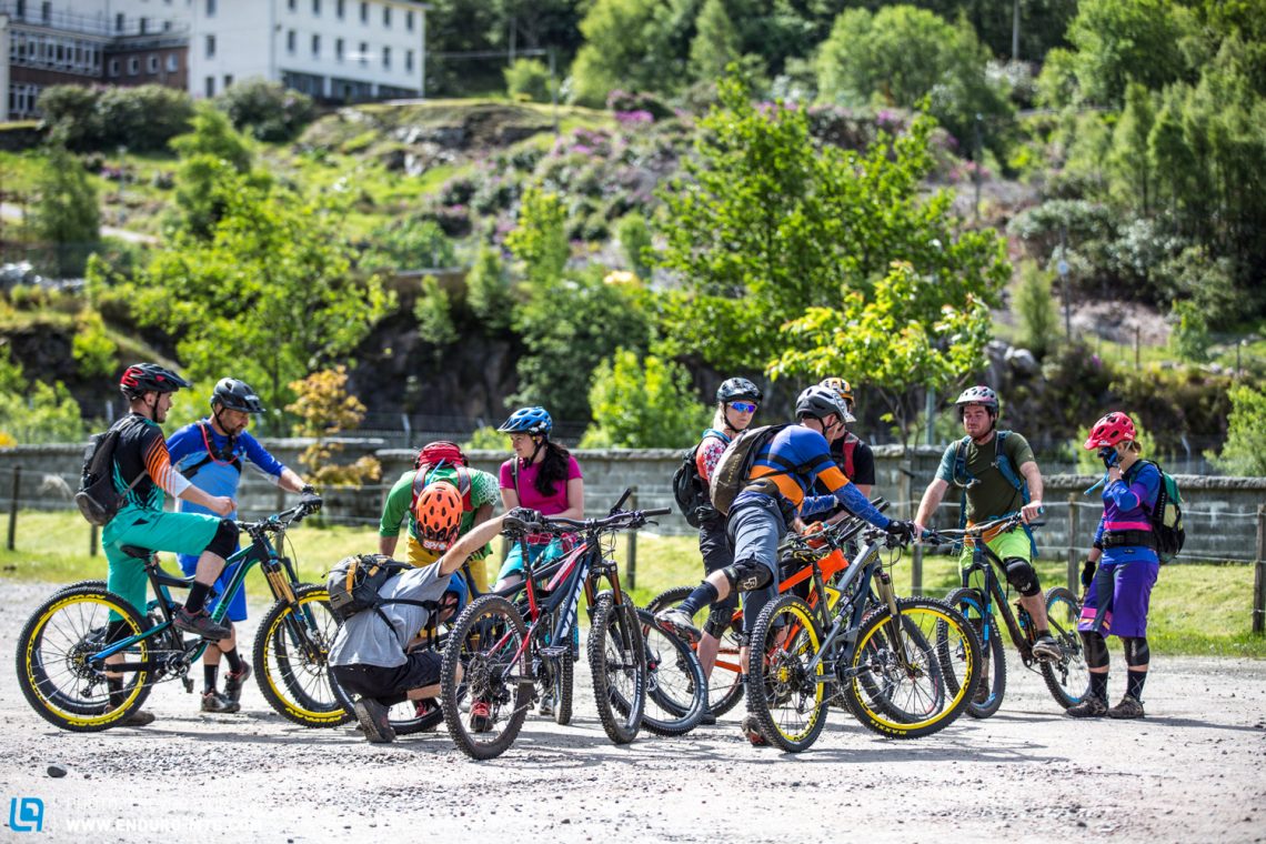 There are now many specialist bikes available for enduro racing, but for your first event, ride the bike you have.