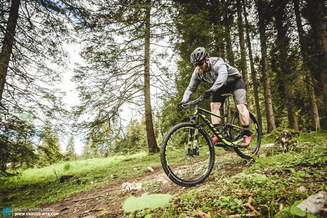 Primed for that racing kick – the Spark RC is set to entice XC racers.
