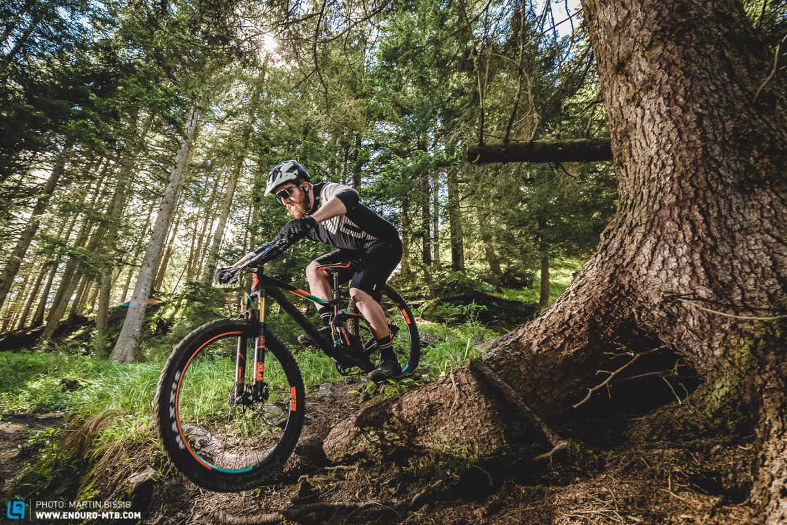 The Spark Plus delivers a ton of extra confidence on descents… 