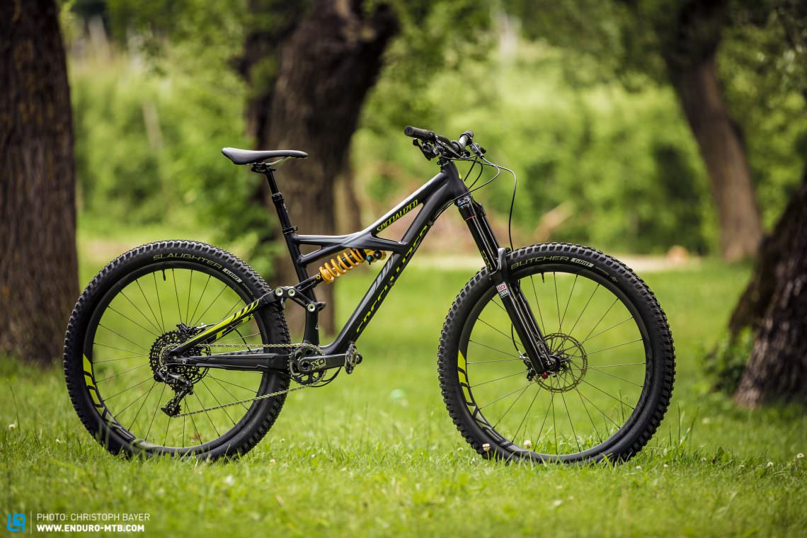 Sebastian’s Specialized Enduro Evo is a party on wheels.