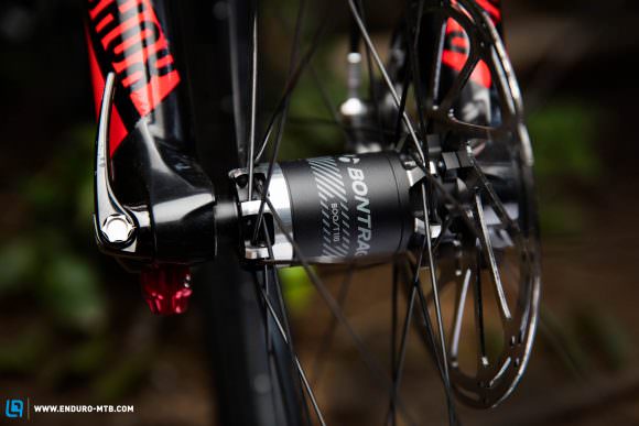 It's no surprise to see Boost front and rear, Trek have always been pioneers of the new standard