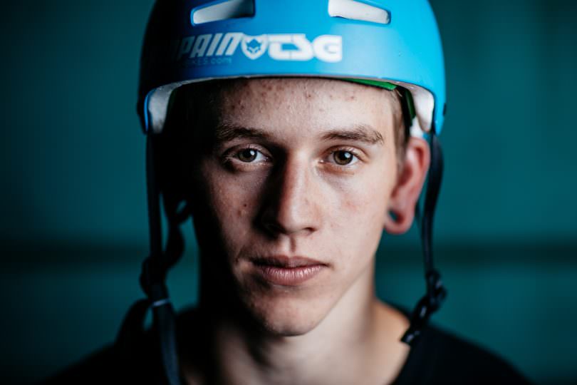 Lukas Schäfer is the youngest team member and belongs to the next generation of dirtjump riders
