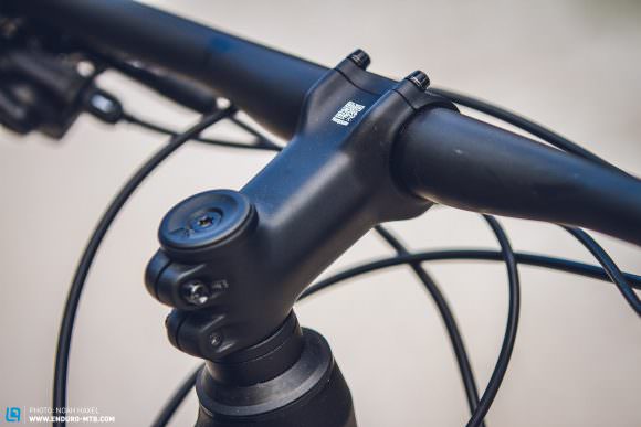 Too long The long 80 mm stem means that the Canyon Nerve AL doesn’t have the most direct and responsive handling, leading to a precarious position on steep descents. We’d recommend up to 70 mm max.