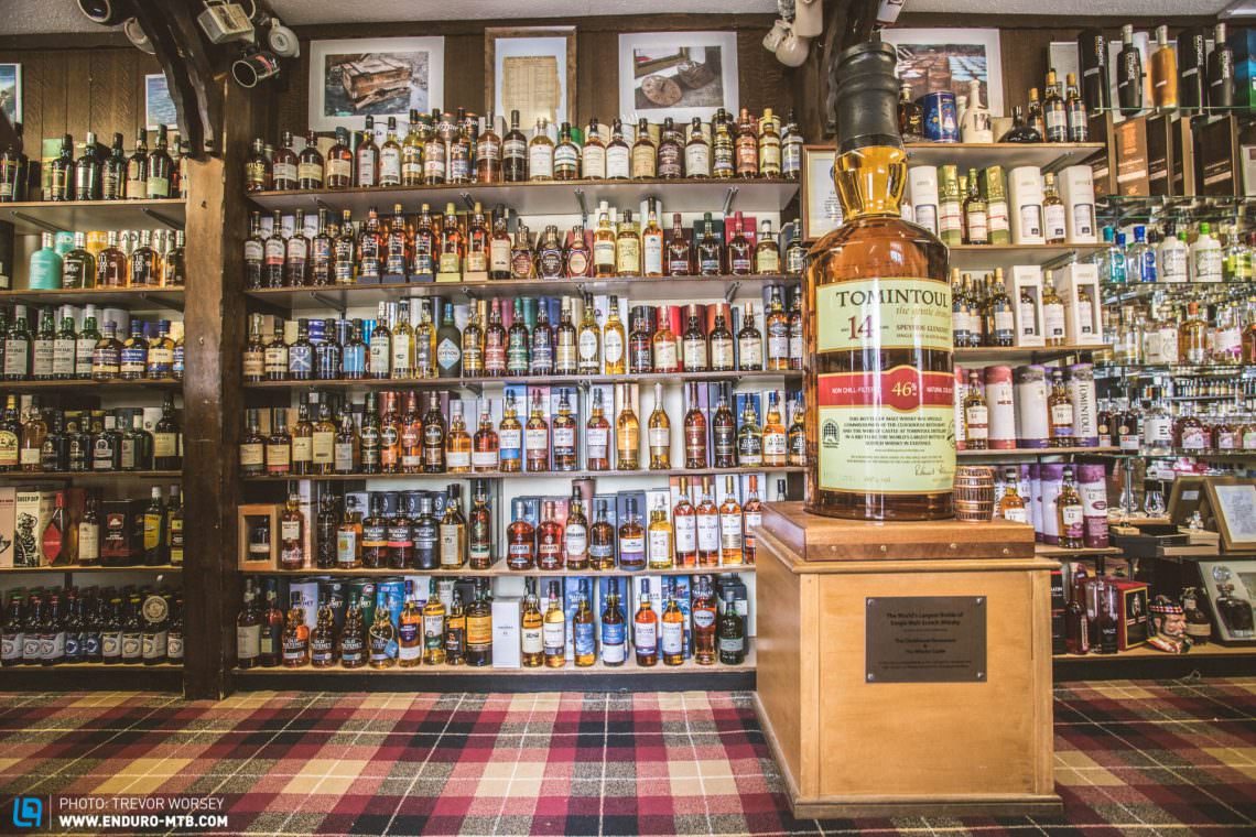 For those who love whisky, a trip to Tomintoul Whisky Shop is a pilgrimage.