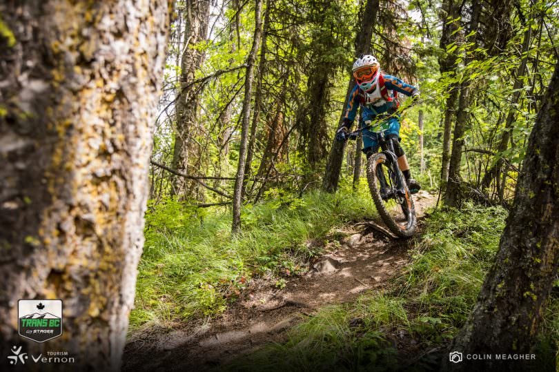 Fuji bikes' Meggie Bichard put over 2 minutes into her nearest competitor on the opening day. 