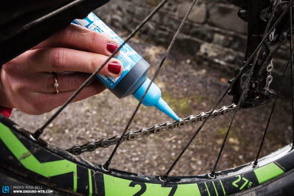Lubing the chain is super important, keeping the drivetrain smooth and long living.