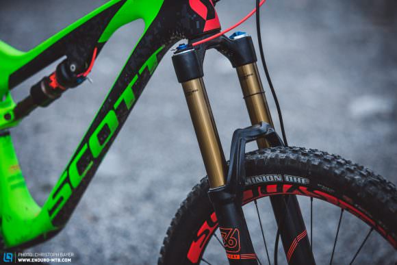 The rear shock’s TwinLoc system is brilliant, but not wholly necessary for the fork – why not get rid of it and grant your bike a cleaner look? Upgrading to an RC2 cartridge would also generate more adjustment options.