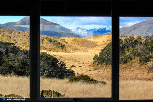 Fabulous evening views from the window's of Saxon Hut