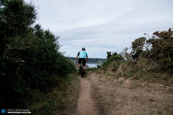 You are always one trail away from the view of either England or France whilst out on the coastal paths.