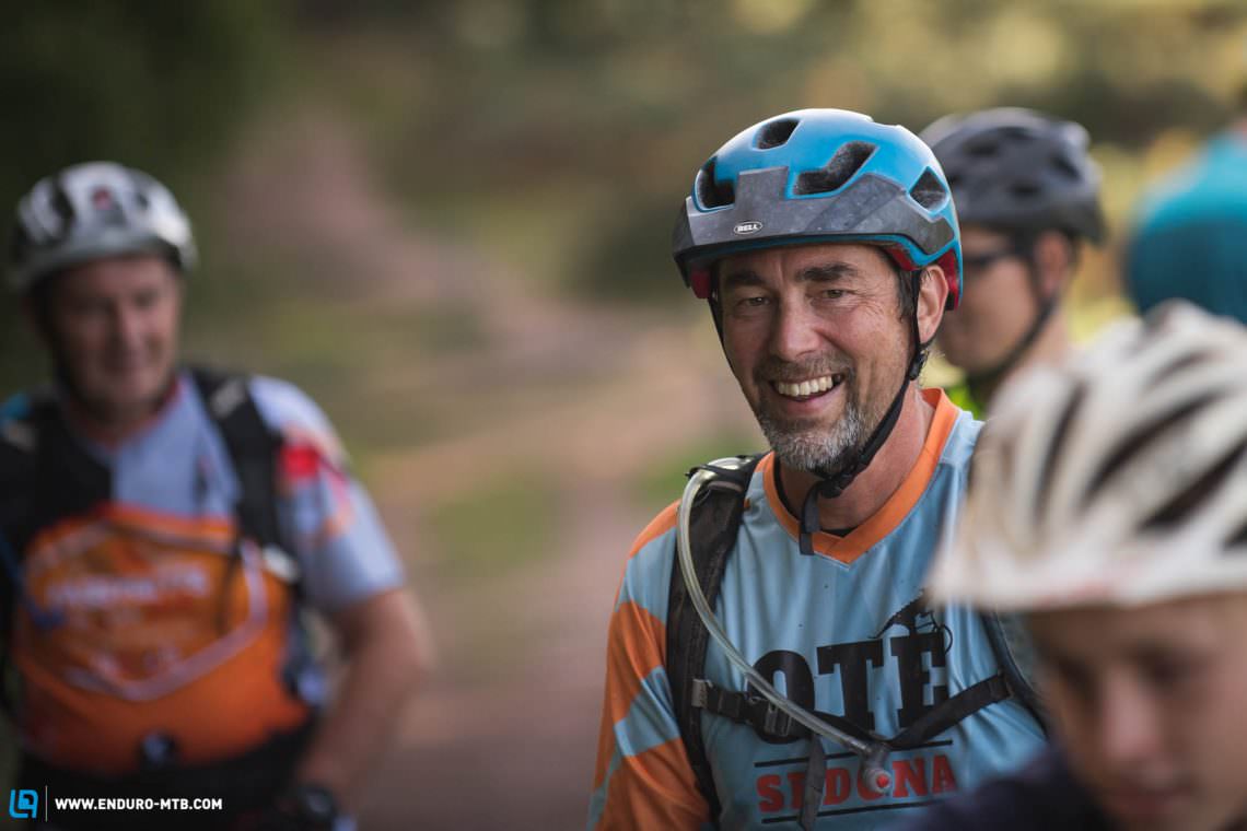 The riders were all smiles at the end of each day.