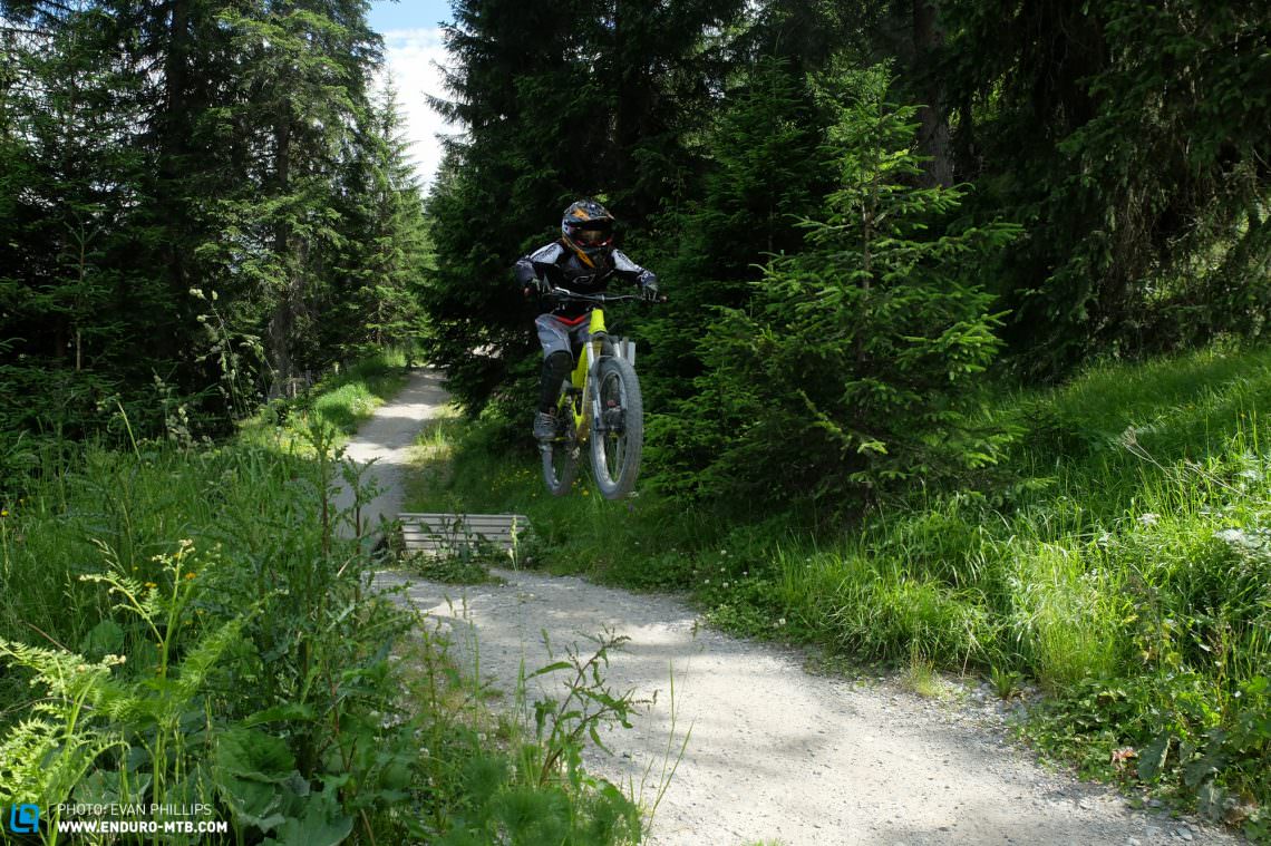 Empty trails give kids the freedom to let go of the brakes!
