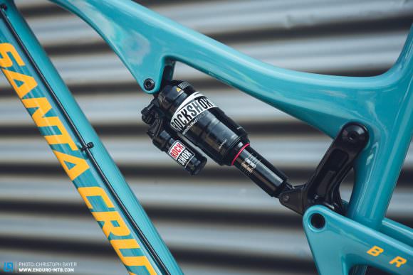 Staying true: Santa Cruz are still relying on the classic rear shock length for the Bronson.