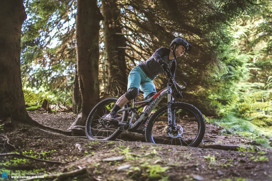 The Specilized Rhyme 6Fattie grips really well on fast flow trails, comfort and confidence in abundance. 