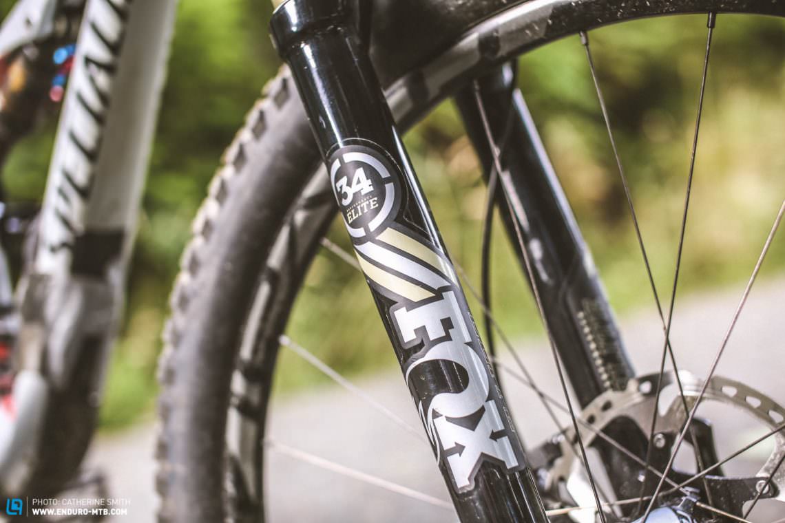 A FOX 34 Elite fork is stiff and effective, especially when combined with more comfortable Plus tires. 