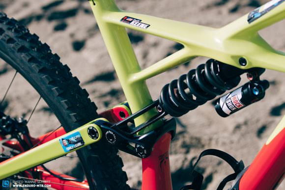 SRAM's X01 Eagle dishes up a decent gear range on Curtis’ Enduro.