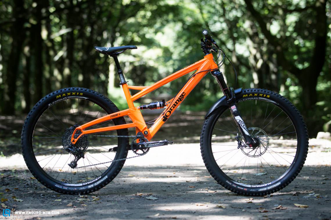 Orange Four RS | 130 mm / 120 mm (front/rear) | 12.47 kg | approx. € 4,200