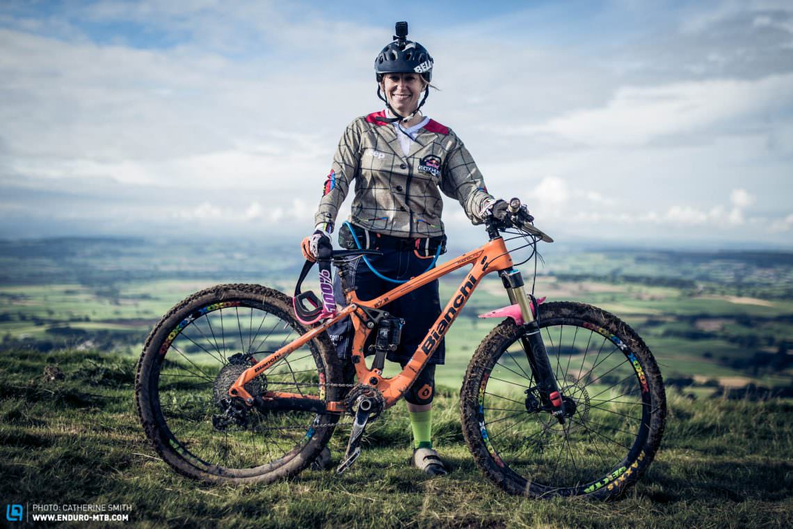 Anna, from Swindon, has been riding xc or 6 years and has discovered enduro in the last 12 months. She gives us a rare glimpse of a bianchi mtb.