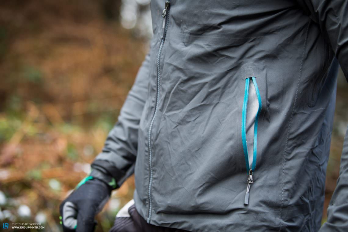 The waterproof zips have worked a treat without ever snagging or becoming tight.