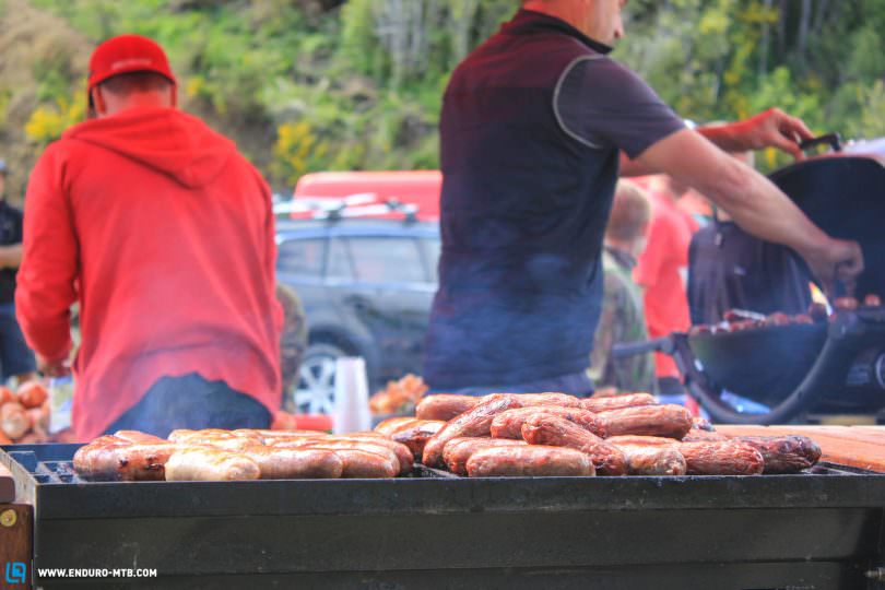 Not just any sausage sizzle, this was a Specialized Sausage Sizzle