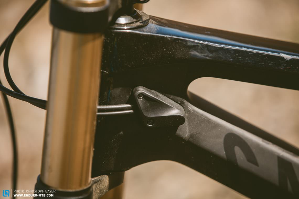 Lovely detail The integrated fork bumpers exemplify the quality finish.