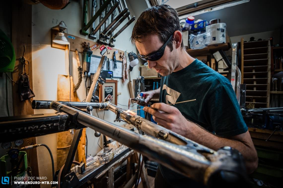 Joe puts his heart and soul into creating these beautiful bikes.