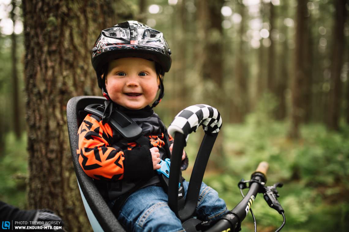 ▷ Kinder im Fahrradsitz vorn: Was ist erlaubt?