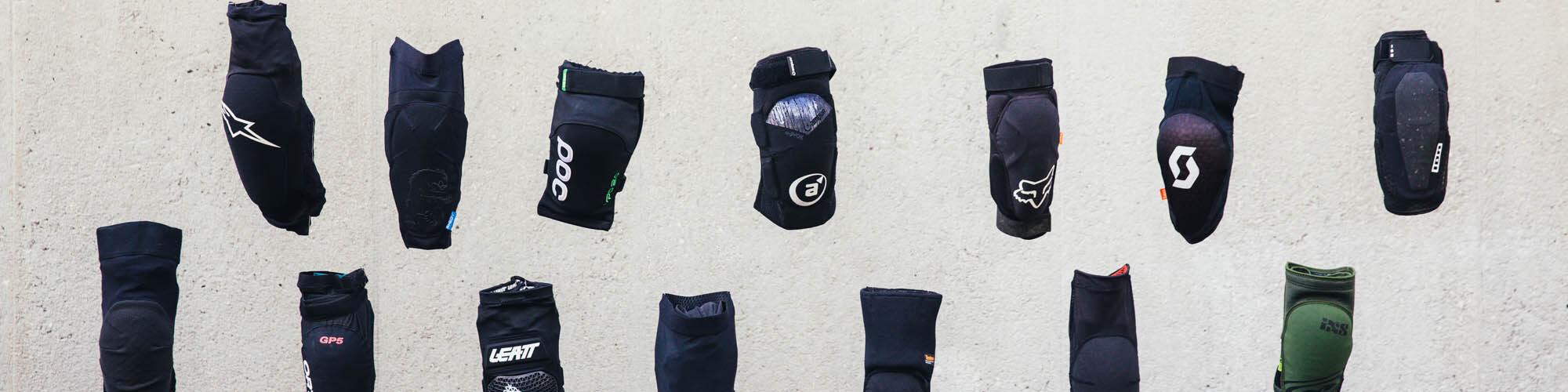 14 trail knee pads in direct comparison – Which knee pads strike